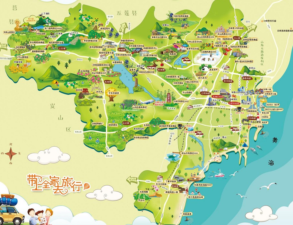 鄢陵景区使用手绘地图给景区能带来什么好处？